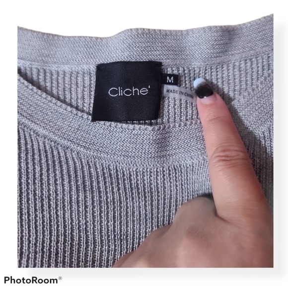 Cliche Wide long sleeve top - Picture 2 of 6